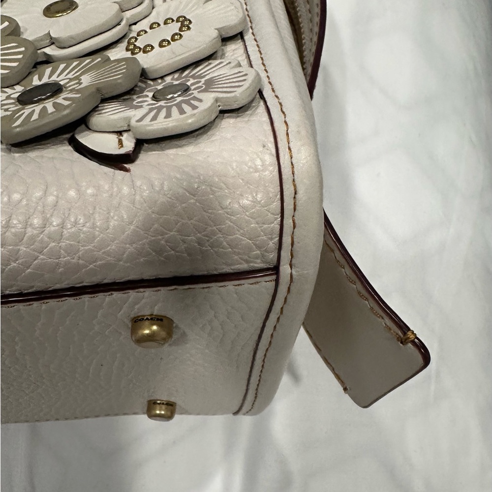 COACH 1941 Tea Rose Applique Rogue Bag - Picture 15 of 16
